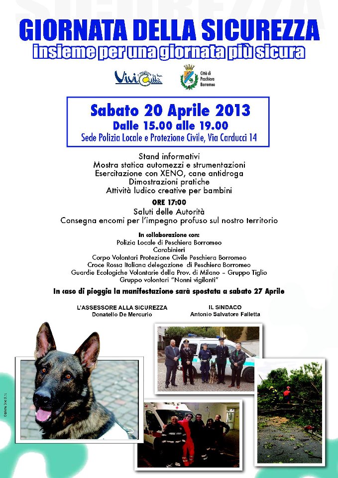 locandina giornata della sicurezza